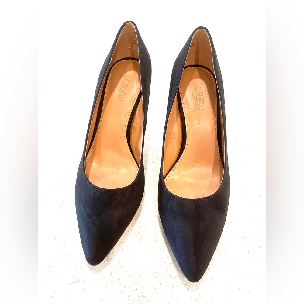 J. Crew Classic Black Pointed Toe Pumps
